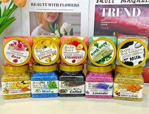 <span class=keywords><strong>Sel</strong></span> de Bain Bio Végétalien Naturel aux Herbes et Fleurs, Exfoliant Corporel Aromatique Blanchissant au <span class=keywords><strong>Sel</strong></span> <span class=keywords><strong>d</strong></span>'Épsom, Marque Blanche SPA Relaxant - Product Image 1