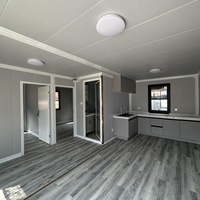 Maison préfabriquée légère, coupe-vent et extensible, certifiée CE, pour usage en chambre d'isolement ou clinique mobile (vente en gros)