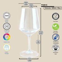 Flûtes à champagne en acrylique transparent réutilisables personnalisées avec logo OEM, verres à vin, gobelets