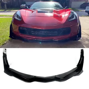 สำหรับ C7 Z06 2014-2019 Z51 สไตล์ Stage 3 ชุดแต่งกันชนหน้าพร้อมปีกข้าง สปอยเลอร์ อะไหล่รถยนต์ - Product Image 5