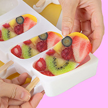 Nuevo Molde Ovalado de Silicona para Cubitos de Hielo con Tapa, Fácil de Desmoldar, Grado Alimenticio, para el Hogar - Product Image 5