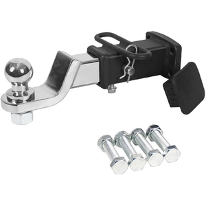 Go Trailer Nouveau support de boule d'<span class=keywords><strong>attelage</strong></span> robuste avec antivol, dénivellement de 2 pouces, capacité de remorquage de 6000 lb, construction en acier durable - Product Image 3