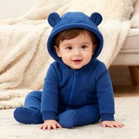Combinaison Épaissie pour Bébés, Grenouillère Nouveau-né Automne-Hiver 2026, Nouvelle Combinaison Animaux avec Pieds Couverts