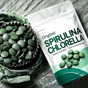 <span class=keywords><strong>Comprimés</strong></span> de <span class=keywords><strong>Spiruline</strong></span> et de Chlorelle Premium OEM, Sans OGM, Végétaliens, <span class=keywords><strong>Spiruline</strong></span> et Chlorelle Biologiques Certifiées UE - Product Image 3