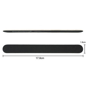 Offre Spéciale noir Ultra-mince Double face lime à ongles Salon d'art des ongles <span class=keywords><strong>tampon</strong></span> à ongles noir sable grain émeri meulage outil de polissage - Product Image 2