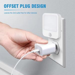 Veilleuse LED à détecteur de mouvement, luminosité réglable, blanc chaud, pour enfants, adultes, salle de bain, chambre à coucher, CE ROHS - Product Image 4