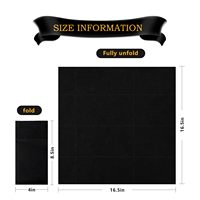 Type de poche de luxe noir 1ply lin Airlaid dîner serviette papier de soie invité serviettes pour Restaurant hôtel