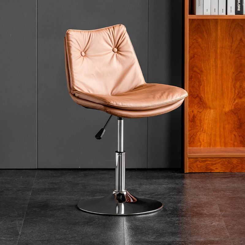 Color de la superficie de la silla baja con disco de pies galvanizado