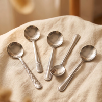 Ensemble de couverts en acier inoxydable avec logo personnalisé OEM, couteau, fourchette, cuillère, argenterie pour hôtel, restaurant, mariage