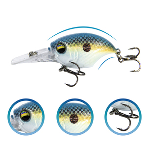 Catterbait-aparejos flotantes Crankbait Bass Killers, inventario 3D ojos cuadrados, Señuelos de Pesca de fundición larga, venta al por mayor - Product Image 4