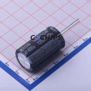 Condensateur électrolytique en aluminium à montage traversant EKM127M2GL30RRS1P, montage traversant, D18xL30mm 120uF 20% 400V 7.5mm - Product Image 1