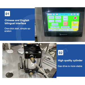 เครื่องซีลถ้วยเยลลี่อัตโนมัติขนาดเล็ก, เครื่องเติมและซีลแก้วกาแฟทรงกรวยไอศครีมขนาดเล็ก - Product Image 4