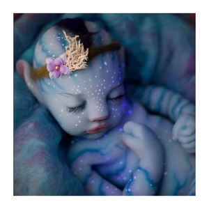 Muñeca Bebé R&B Brillante Novedad de 20 Pulgadas Realista Reborn Fantasía Infante <span class=keywords><strong>Avatar</strong></span> - Product Image 6