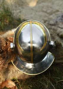 Casco Romano de la Herencia Romana, Metal Plateado/Dorado, Accesorio Decorativo para Disfraces, para Parques Temáticos, Eventos Culturales, Históricos - Product Image 3