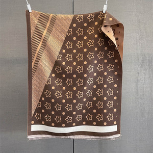 Bufanda de lujo con tacto de cachemira, manta gruesa de invierno, chal cálido y elegante para mujer - Product Image 1