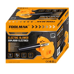 เครื่องเป่าลมไฟฟ้า Toolmak 600W 13000 รอบต่อนาที เครื่องเป่าลมใบไม้แบบมือถือ อุปกรณ์ทำความสะอาดสวนกลางแจ้ง - Product Image 2
