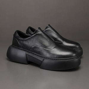Baskets unisexes à plateforme à enfiler, semelle épaisse, décontractées, faciles à porter, chaussures tendance pour femmes - Product Image 3