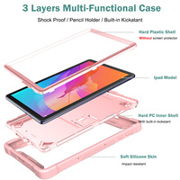 Funda Protectora Resistente a Impactos con Soporte Invisible para iPad de Apple de 10.2 Pulgadas, iPad Mini, iPad 2, 3 y 4