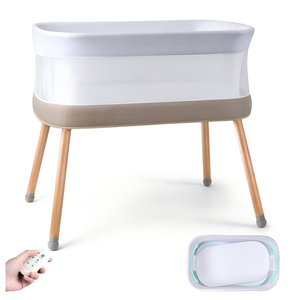 Cuna Portátil Multifuncional para Bebés Recién Nacidos Morething BC112A OEM ODM, Cuna de Lujo para Bebés - Product Image 1