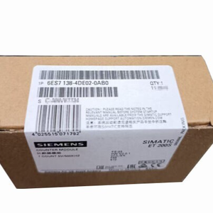ใหม่แกะกล่อง <span class=keywords><strong>6ES7138</strong></span>-<span class=keywords><strong>4DE02</strong></span>--<span class=keywords><strong>0AB0</strong></span> พร้อมส่ง คลังสินค้า อุตสาหกรรมอัตโนมัติ PLC โปรแกรมควบคุม - Product Image 1