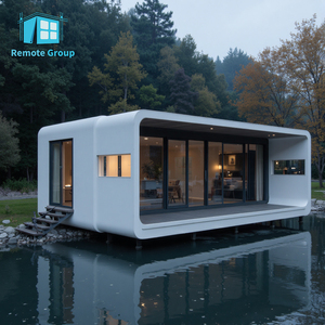 Casa Contenedor Modular Prefabricada de Acero Impermeable en Oferta, Oficina/Cabaña para Terrenos Vaciados - Product Image 4