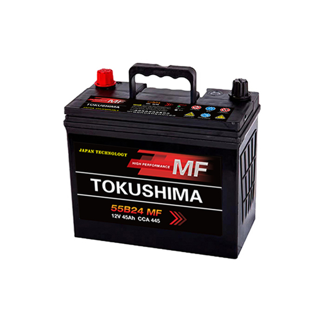 Auto Electrical Systems TOKUSHIMA 55B24 NX100-S6 B24 SMF Lead Acid 12V Car Battery Used for Various Vehicle
