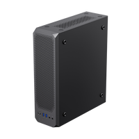 Boîtier de bureau MATX SOHOO-Micro-ATX 8,3 litres SFF, panneau frontal en maille, conception sans outils