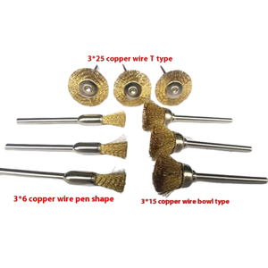 Cabezal de <span class=keywords><strong>cepillo</strong></span> de pulido eléctrico, alambre de cobre de <span class=keywords><strong>carpintero</strong></span>, limpieza Wenwan, tallado de madera, raíz, piezas de maquinaria de carpintería - Product Image 6