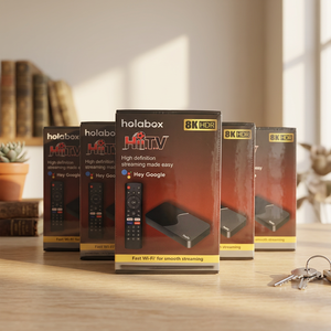 Garantie d'un an |   Nouvelle Box IPTV Intelligente 2026 <span class=keywords><strong>Hola</strong></span> Box HiiTV Lemon TV Stalker Android 15 8K avec Télécommande Vocale Bluetooth - Product Image 2