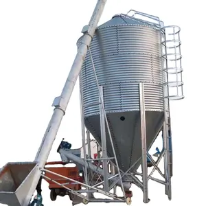 1000 2000 3000 kg di semi di mais che si nutrono di alimenti per pesci di pollo mini silo di stoccaggio di piccoli cereali