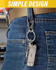 Professional Grade Metal Key Chain Clip Holder Organizer for Men Women Home Car Keys Premium EDC Travel Accessories RTS DDP - Product Image 4