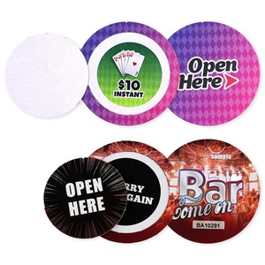 Fábrica de Impresión Profesional, Diseño de Boletos de Juego, Tarjetas de Juego One Chance, Etiquetas Personalizadas - Product Image 1