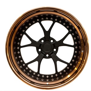 ล้อแม็กซ์แบบฟอร์จ 3 ชิ้น สีแดงขัดเงา ขนาด 18 19 20 21 22 นิ้ว สำหรับรถเฟอร์รารี่ ดิโน 365 จีทีบี - Product Image 3