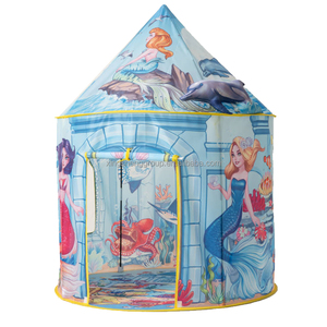 Tienda de campaña infantil para interiores y exteriores, tipo <span class=keywords><strong>tipi</strong></span> <span class=keywords><strong>indio</strong></span> de tela con postes de madera - Product Image 6