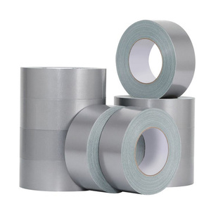 Bạc Heavy Duty Duct <span class=keywords><strong>Tape</strong></span> mạnh mẽ dính 2 inch Duct Heavy Duty không thấm nước Tất cả thời tiết màu xám Duct <span class=keywords><strong>Tape</strong></span> không có dư lượng niêm phong - Product Image 1
