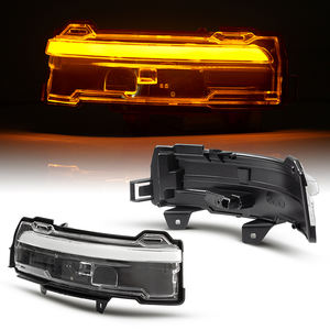 Indicadores de espejo lateral dinámico para Land Rover <span class=keywords><strong>Evoque</strong></span> 2 <span class=keywords><strong>2019</strong></span> + Accesorios de luces de señal de giro LED, lente ahumada/transparente, paquete de 2 piezas - Product Image 4