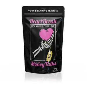 Source Pack personnalisé imprimé anti-odeur 3.5g feuille sac anti-odeur résistant aux enfants fermeture éclair en plastique comestible emballage Mylar sac - Product Image 5