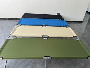 Lit de camping pliable extérieur, lit de camp d'urgence pour secours <span class=keywords><strong>en</strong></span> cas de catastrophe, lits de camp de marche, Cama De Camping, Cama Plegable - Product Image 4