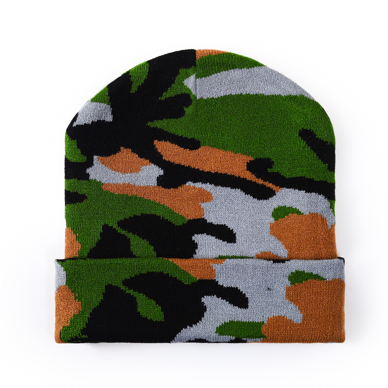Camouflage vert orange