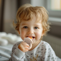Food Grade Zachte Baby Siliconen Leuke Fopspeen Fopspeen Feeder Baby Melk Fruit Feeder Tepel Met Tanden