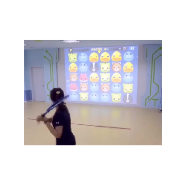 Fast Response Tennis Simulator Interactive Wall Ar Sports Projection Interactive Sports