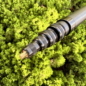 Marzo ad alta resistenza 100% puro prisma personalizzato in fibra di carbonio Gos Pole Total Station tubo telescopico di bloccaggio - Product Image 5