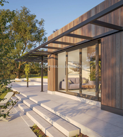 Bâtiments de jardin Extérieur Petites maisons rurales Maison d'été Maisons manufacturées de jardin Maison modulaire préfabriquée à un étage