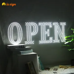 Insegna commerciale di alta qualità per negozio di insegne a led segno aperto di indoor Open sign