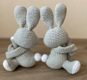 Personalizado Crochet Animal Bunny Cortina Tieback <span class=keywords><strong>Amigurumi</strong></span> Juguetes <span class=keywords><strong>Conejo</strong></span> Crochet Tieback derecho e izquierdo - Product Image 3