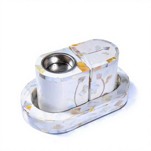 Premium MOP Inlay Bakhoor Burner Gift Set Luxury Arabic <b>Incense</b> <b>Holder</b> for Oud Bukhoor, Home, Hotel, Corporate Ramadan Gifts - Product Image 1
