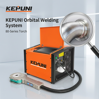 Pengelasan Orbital Universal Kepuni Orbital untuk Pipa Kelas Makanan dengan USB Impor & Ekspor Data Pengelasan