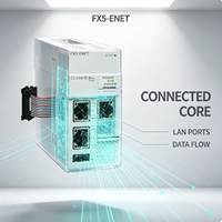 Módulo de Comunicación Ethernet Modbus TCP FX5-ENET para PLC de la Serie FX5