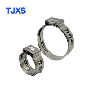 Klem Selang Telinga Tunggal dari Baja Anti Karat yang Dapat Disesuaikan untuk Mesin - Product Image 1