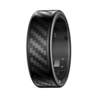 Bague connectée de suivi de santé avec surveillance de la fréquence cardiaque, de l'oxygène sanguin, du sommeil, du HRV et du stress, étanche 5ATM, boîtier en alliage, contrôle par application